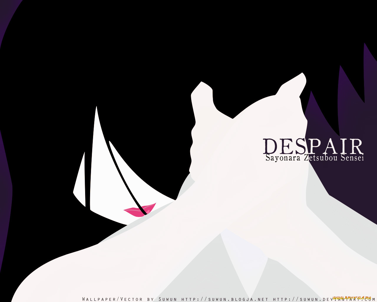 Сайонара это. Обои Sayonara. Девушка сайонара. Sayonara Zetsubou Sensei Wallpaper.